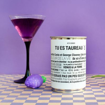 Cadeaux - Kits à semer "Taureau" en collab avec "Tout est Dit" - MAUVAISES GRAINES