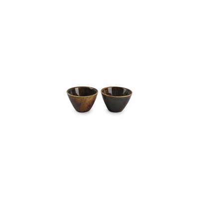 Plats et saladiers - Bol 10xH7cm conique vert Cirro - BONBISTRO