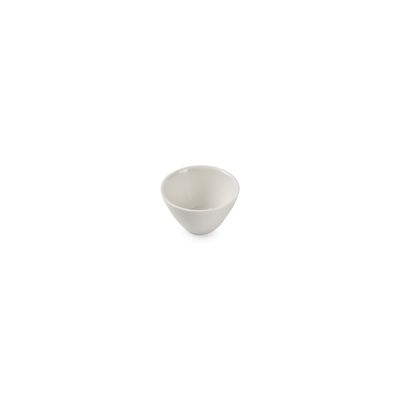 Platter and bowls - Bowl 10xH7cm conical white Cirro - BONBISTRO
