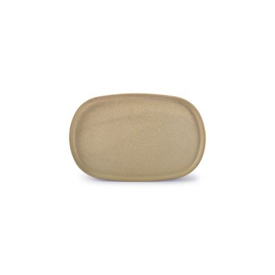 Everyday plates - Plate 34x22xH2cm beige Pila - BONBISTRO