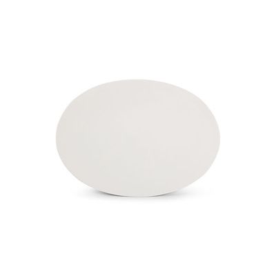 Everyday plates - Plate 36x25,5cm white Cirro - BONBISTRO