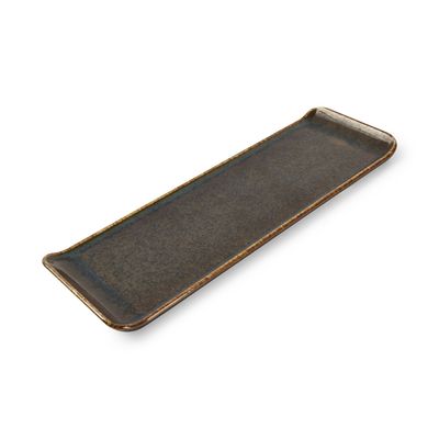 Plats et saladiers - Plat à servir 30x9,5cm vert Cirro - BONBISTRO