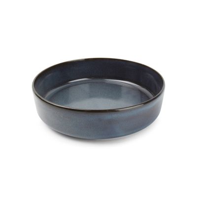Everyday plates - Deep plate 19xH5cm dark blue Pila - BONBISTRO