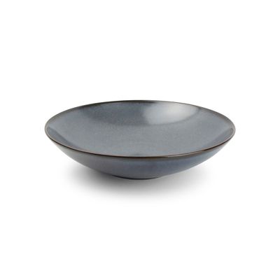 Everyday plates - Deep plate 21xH5cm dark blue Cirro - BONBISTRO