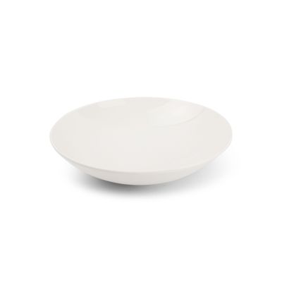 Everyday plates - Deep plate 21xH5cm white Cirro - BONBISTRO