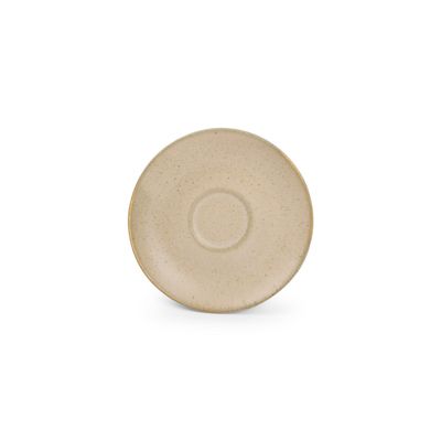 Platter and bowls - Mocha saucer 12cm beige Cirro - BONBISTRO