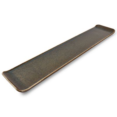 Plats et saladiers - Plat à servir 46,5x9,5cm vert Cirro - BONBISTRO