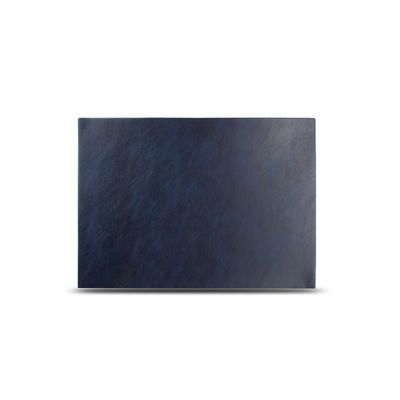 Placemats - Placemat 43x30cm blue leather look Layer - BONBISTRO