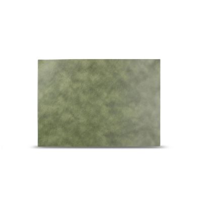 Placemats - Placemat 43x30cm green leather look Layer - BONBISTRO