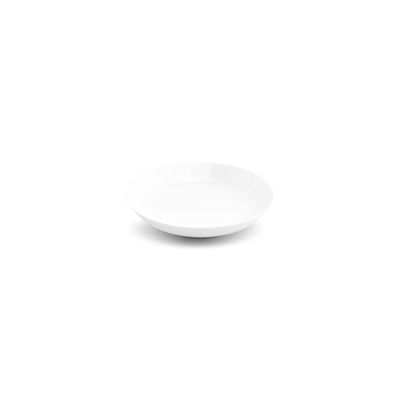 Everyday plates - Deep plate 21xH4cm Basic White cut - BONBISTRO