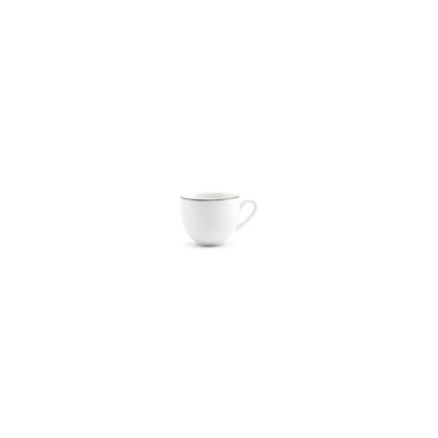 Tasses et mugs - Tasse à moka 10cl black rim Basic White - BONBISTRO