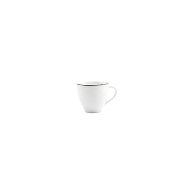 Tasses et mugs - Tasse 20cl black rim Basic White - BONBISTRO
