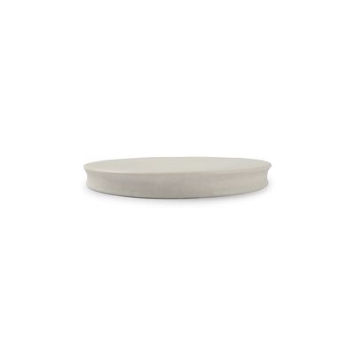 Formal plates - Serving plate 21,5xH2cm white Roche - CHIC