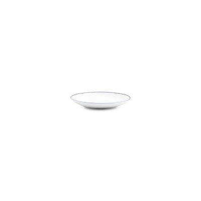 Plats et saladiers - Soucoupe 14,5cm blue rim Basic White - BONBISTRO