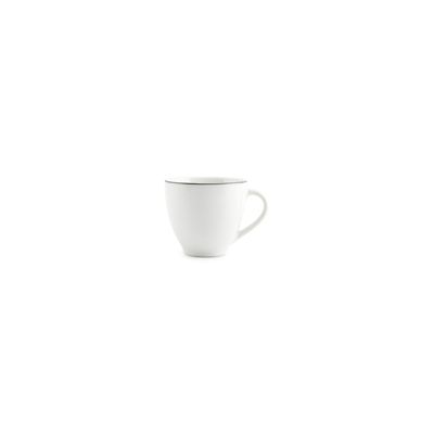 Tasses et mugs - Tasse 20cl green rim Basic White - BONBISTRO