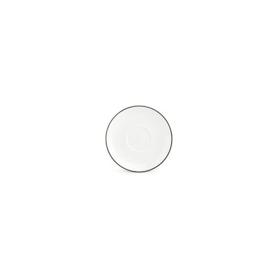 Plats et saladiers - Soucoupe 14,5cm green rim Basic White - BONBISTRO