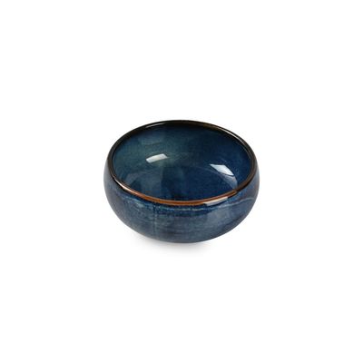 Platter and bowls - Bowl 14xH6,5cm spherical blue Nova - FINE2DINE (F2D)