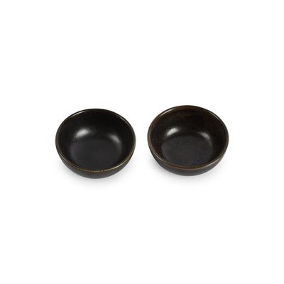 Plats et saladiers - Bol 9,5xH3,5/4,5cm black Ceres - FINE2DINE (F2D)