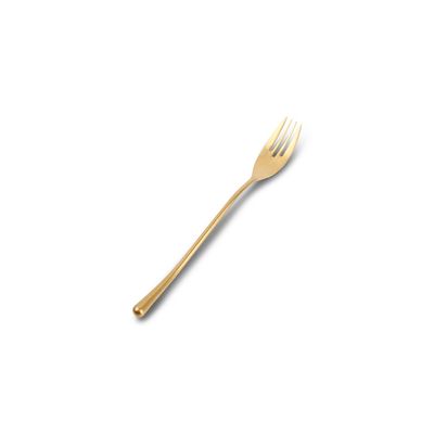 Fourchettes - Fourchette à dessert matte gold Revive - Lot de 6 - FINE2DINE (F2D)