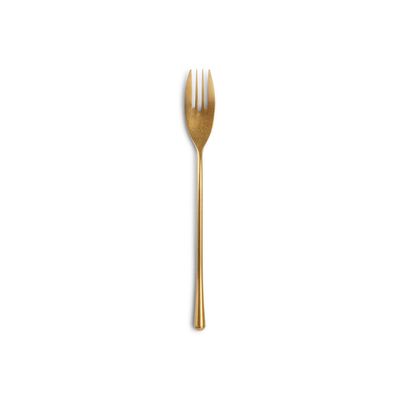 Forks - Dessert fork matte gold Revive - set/6 - FINE2DINE (F2D)