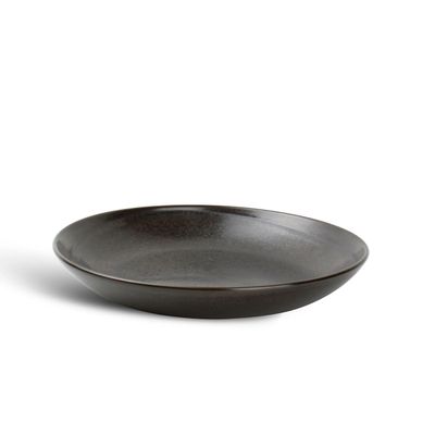 Formal plates - Deep plate 24,5xH4cm black Ceres - FINE2DINE (F2D)