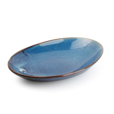 Formal plates - Deep plate 30x21xH3,7/5,5cm blue Nova - FINE2DINE (F2D)