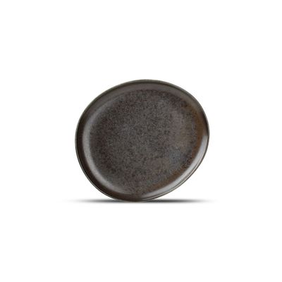 Formal plates - Plate 21x18,5cm black Ceres - FINE2DINE (F2D)