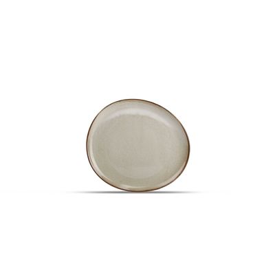 Assiettes de réception - Assiette plate 21x18,5cm grey Ceres - FINE2DINE (F2D)