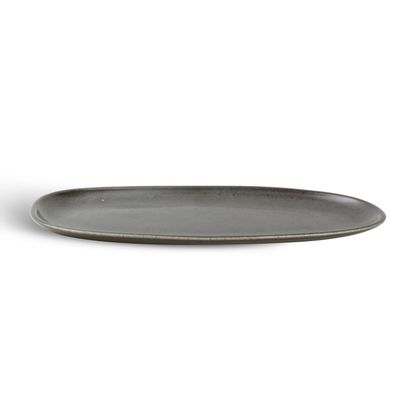 Formal plates - Plate 34x14,5cm black Ceres - FINE2DINE (F2D)