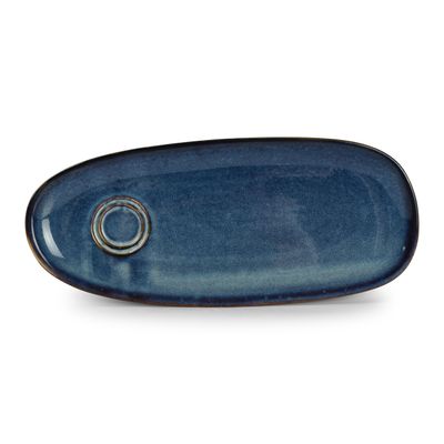 Plats et saladiers - Soucoupe 35x15cm universel blue Nova - FINE2DINE (F2D)