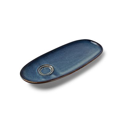 Plats et saladiers - Soucoupe 35x15cm universel blue Nova - FINE2DINE (F2D)