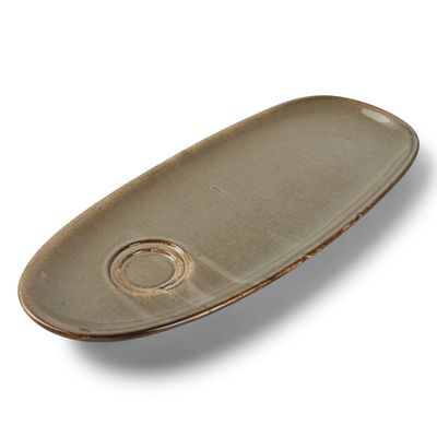 Plats et saladiers - Soucoupe 35x15cm universel grey Ceres - FINE2DINE (F2D)