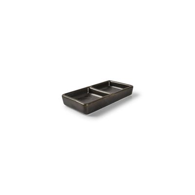 Platter and bowls - Serving dish 12x6cm black Ceres - FINE2DINE (F2D)