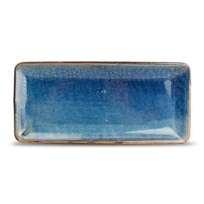Plats et saladiers - Plat à servir 14x30,5cm blue Nova - FINE2DINE (F2D)