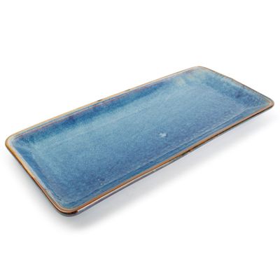 Plats et saladiers - Plat à servir 16x35,5cm blue Nova - FINE2DINE (F2D)