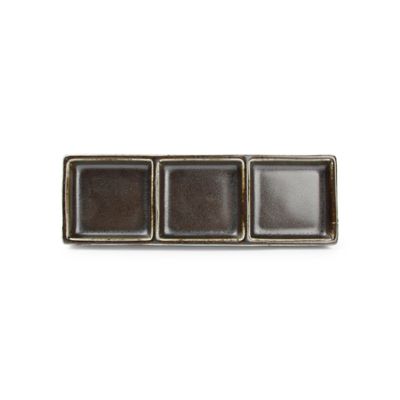 Plats et saladiers - Plat à servir 24x8cm black Ceres - FINE2DINE (F2D)