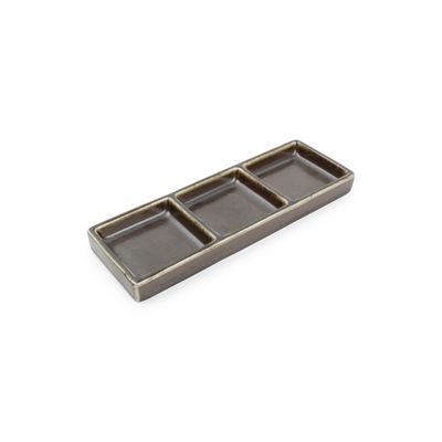 Plats et saladiers - Plat à servir 24x8cm black Ceres - FINE2DINE (F2D)