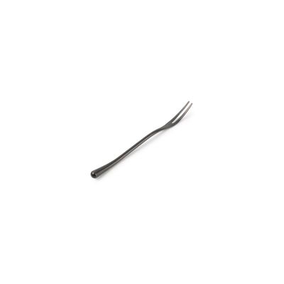 Forks - Snack fork matte black Revive - set/6 - FINE2DINE (F2D)