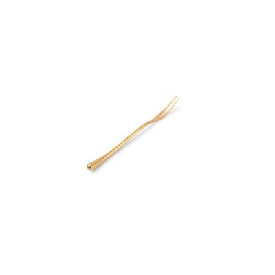 Forks - Snack fork matte gold Revive - set/6 - FINE2DINE (F2D)