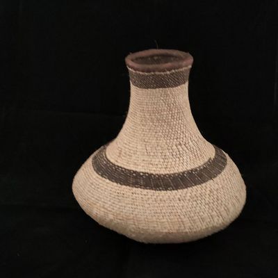 Decorative objects - Handmade Natural Fiber Nongo Vase 25-30cm - TERRE SAUVAGE
