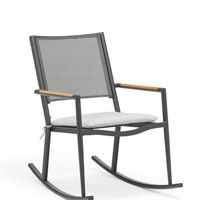 Lawn armchairs - POLO Rocking Chair - COUTURE JARDIN