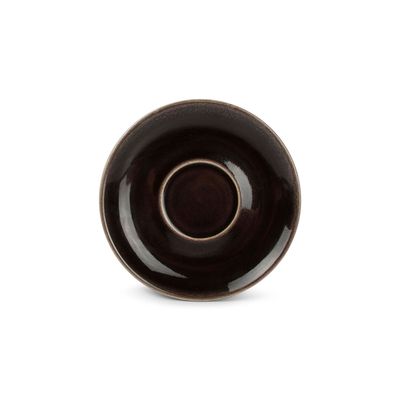 Plats et saladiers - Soucoupe 15cm noir Artisan - SALT&PEPPER
