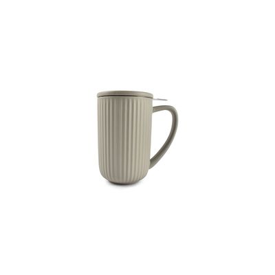 Mugs - Tea mug 60cl grey Hi!Tea - SALT&PEPPER