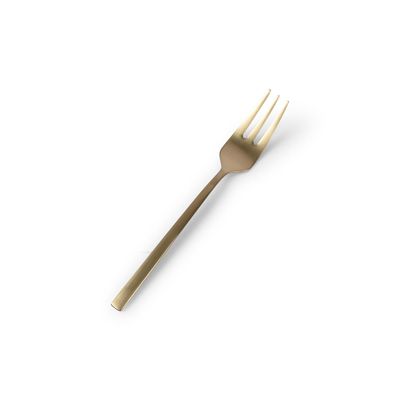 Forks - Cake fork matte gold Terno - set/6 - S|P COLLECTION