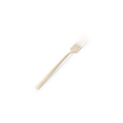 Forks - Dessert fork matte gold Terno - set/6 - S|P COLLECTION