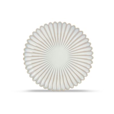 Formal plates - Plate 20cm nuance white Lotus - S|P COLLECTION