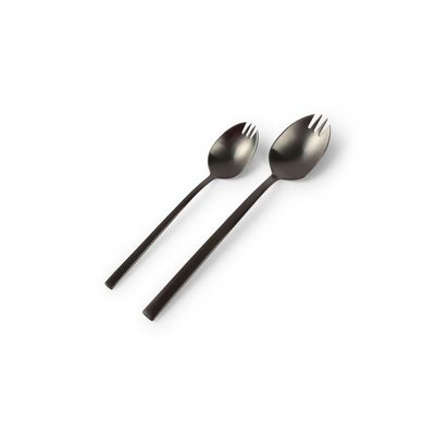 Forks - Snack fork 14cm matte black Terno - set/6 - S|P COLLECTION