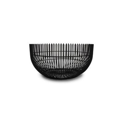 Kitchen utensils - Wire basket 25xH12cm black Iris - S|P COLLECTION