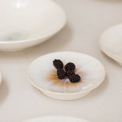 Assiettes de réception - Assiette plate 18xH3,5cm blanc Eclipse - S|P COLLECTION