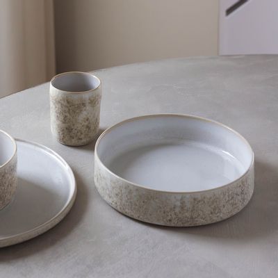 Platter and bowls - Deep plate 21xH5cm Faro - S|P COLLECTION